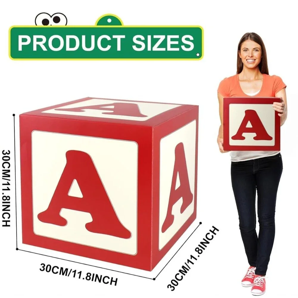 ABC Alphabet Party Decoration Boxes